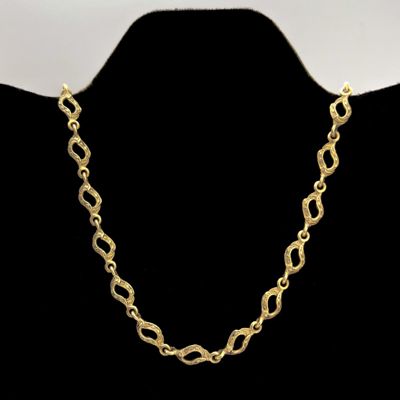 Ornate Gold Link Necklace