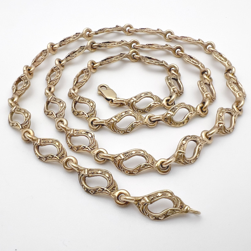 Ornate Gold Link Necklace