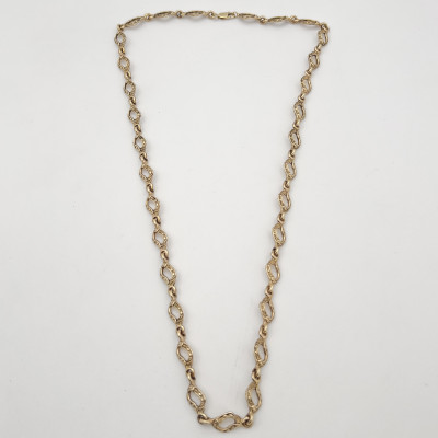 Ornate Gold Link Necklace