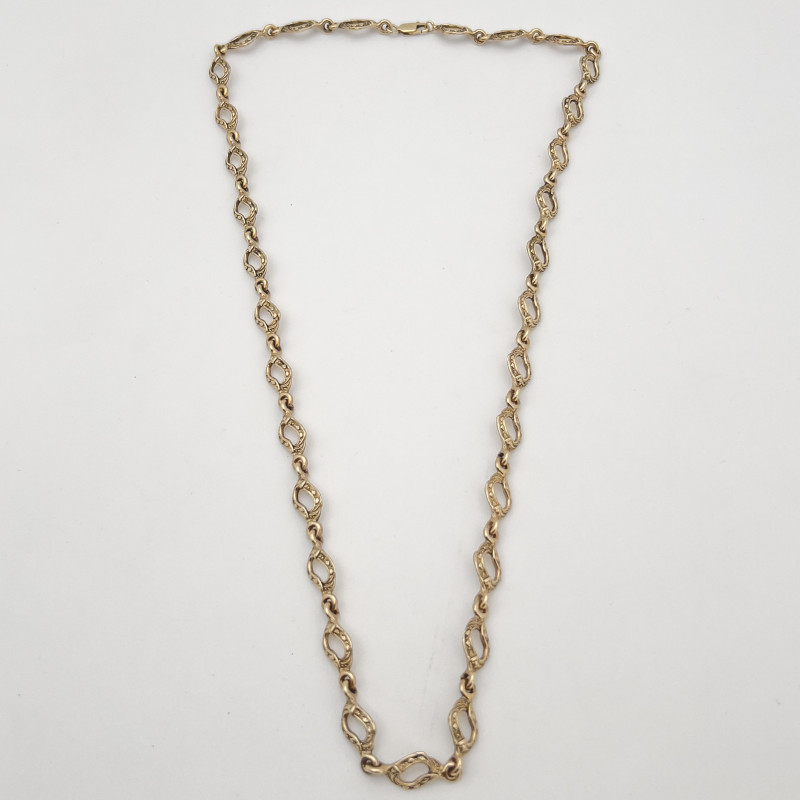 Ornate Gold Link Necklace