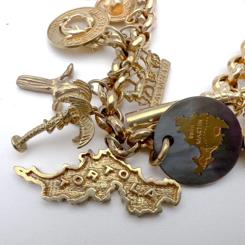 Yellow Gold Charm Bracelet