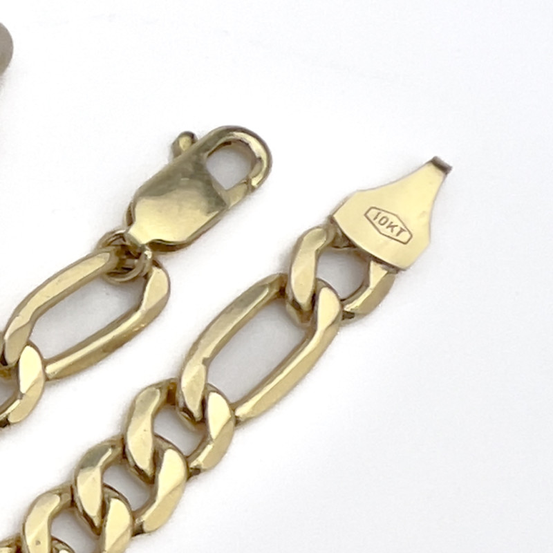 Gold Bracelet and Faux Pearl Bracelet