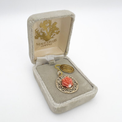 Gold Pendant and Silver Cameo