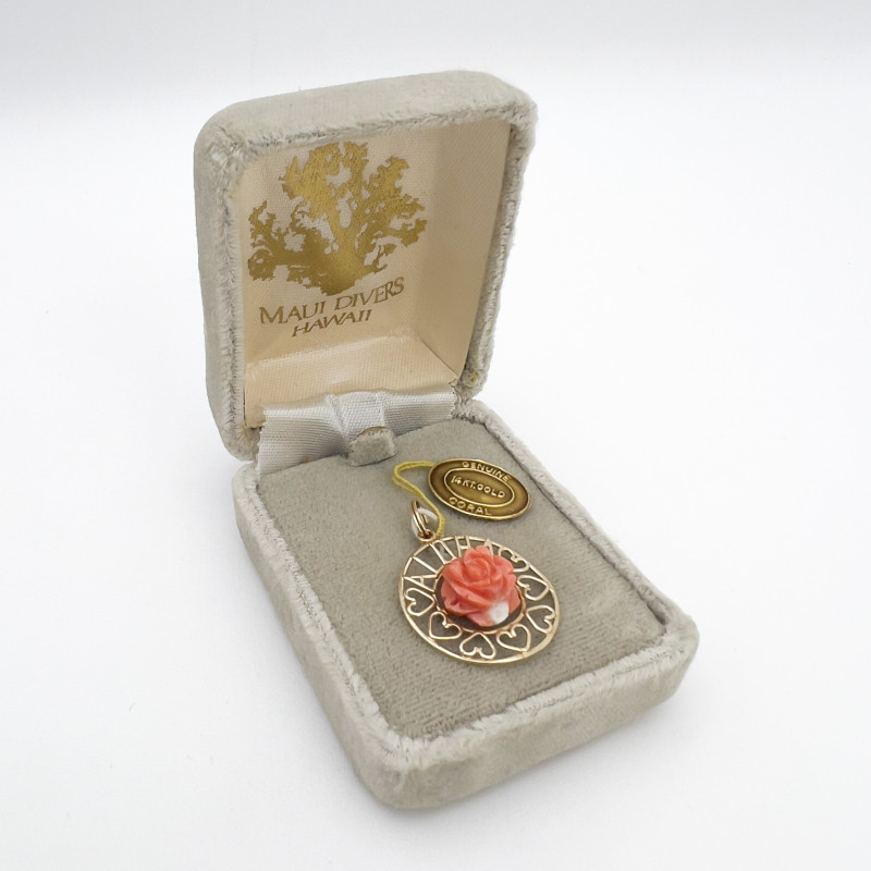 Gold Pendant and Silver Cameo
