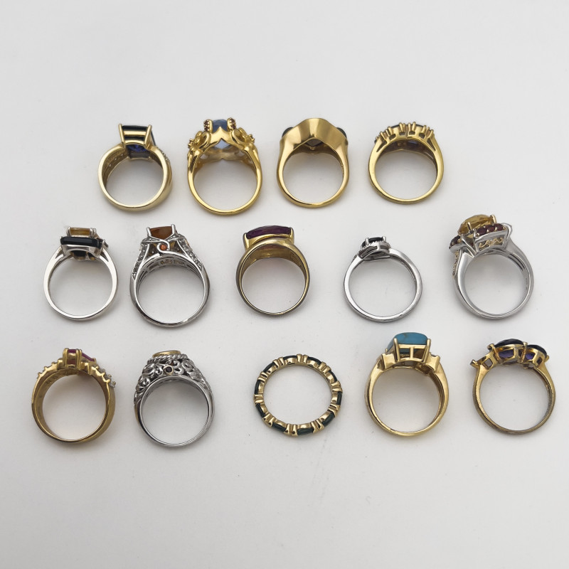 Fancy Silver Ring Group