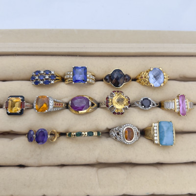 Fancy Silver Ring Group