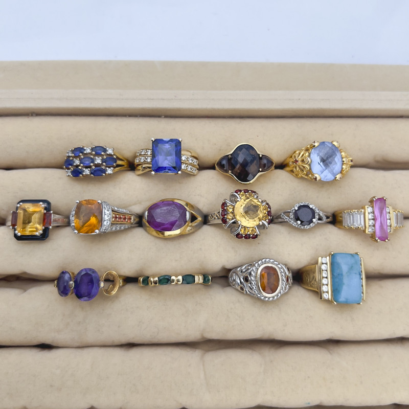 Fancy Silver Ring Group