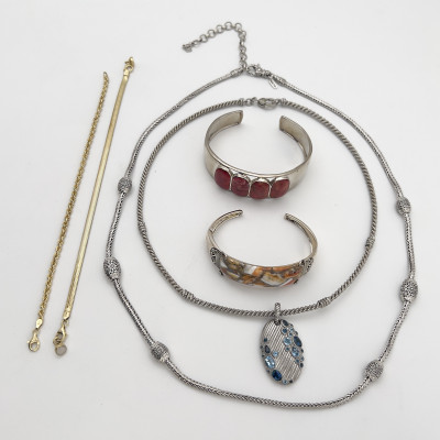 Image for Lot Silver Jewelry Group