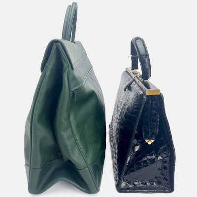 Longchamp Travel Bag and Saks Alligator Bag