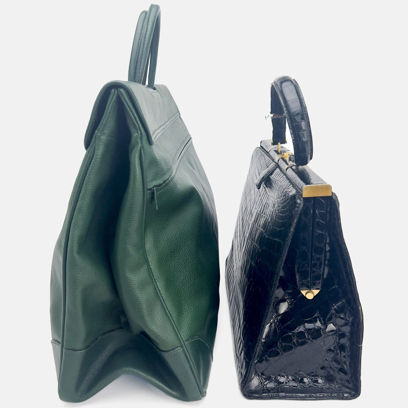 Longchamp Travel Bag and Saks Alligator Bag