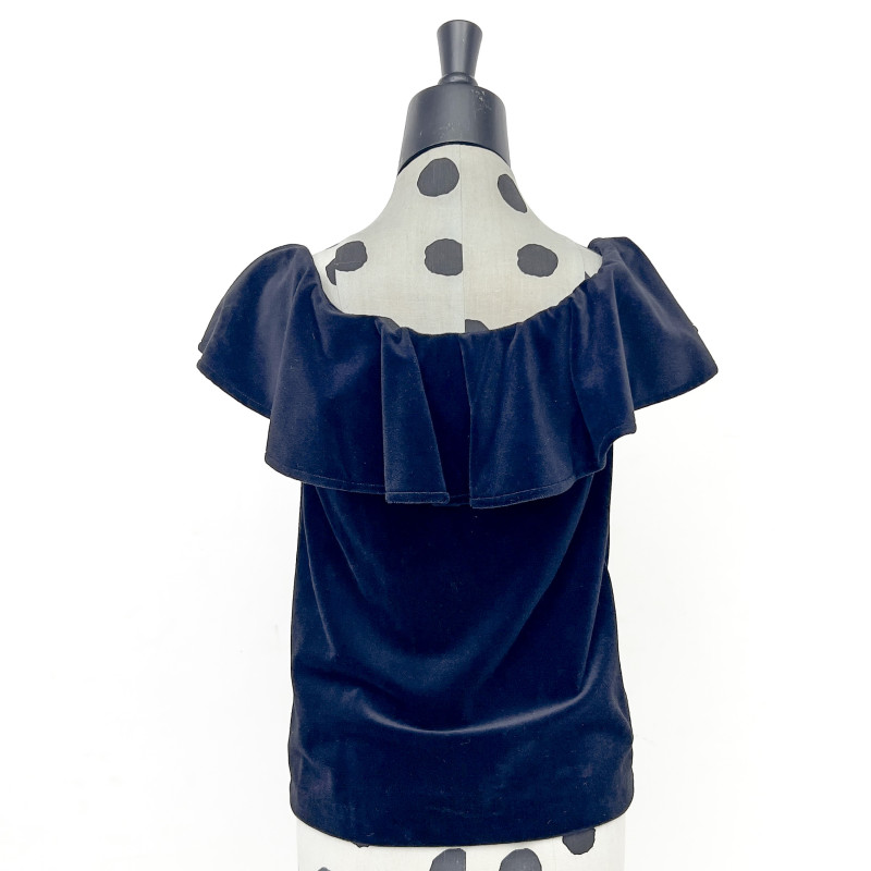 Yves Saint-Laurent - Black Peasant Top