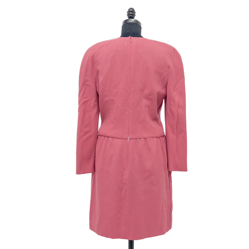 Carolina Herrera - Pink Wool Dress