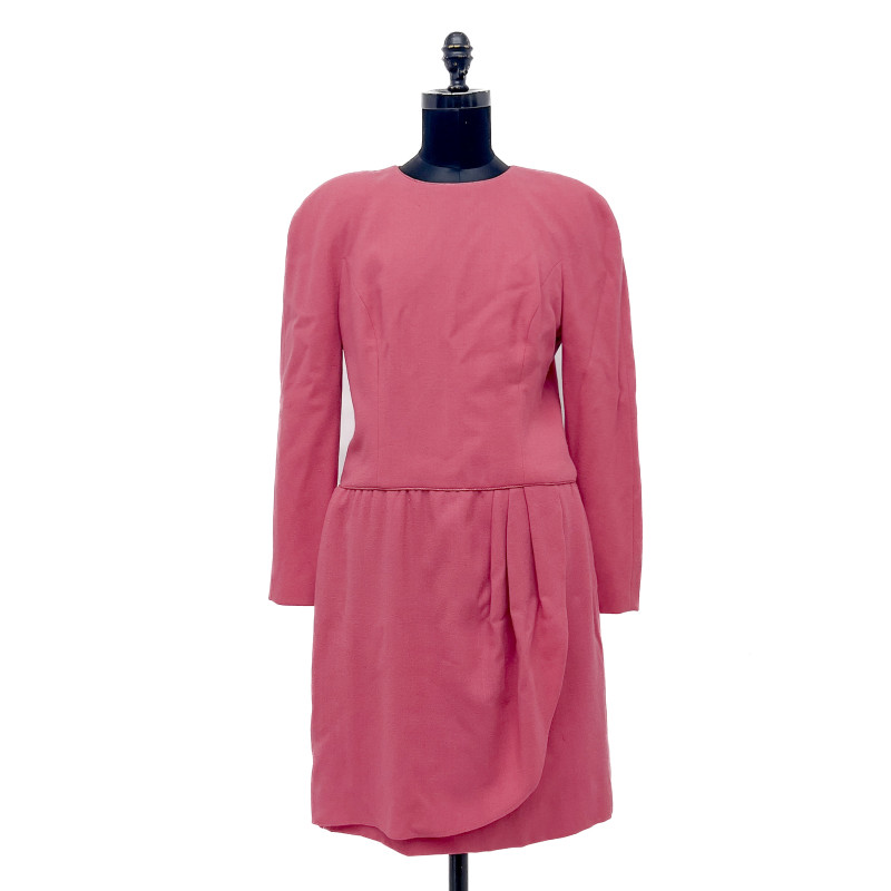 Carolina Herrera - Pink Wool Dress