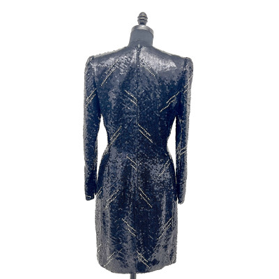 Carolina Herrera - Black Sequin Dress