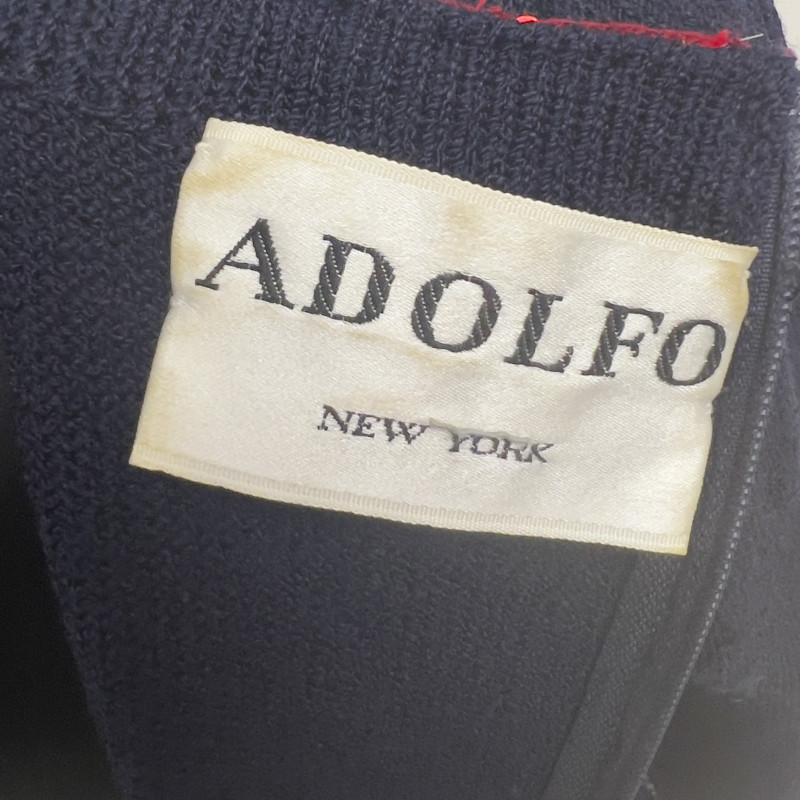 Adolfo - Knit and Sequin Dress