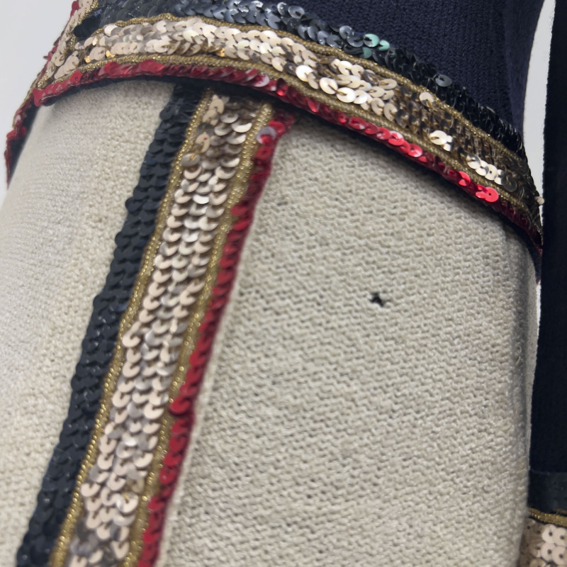 Adolfo - Knit and Sequin Dress