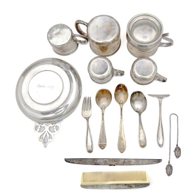 Silver Baby Items
