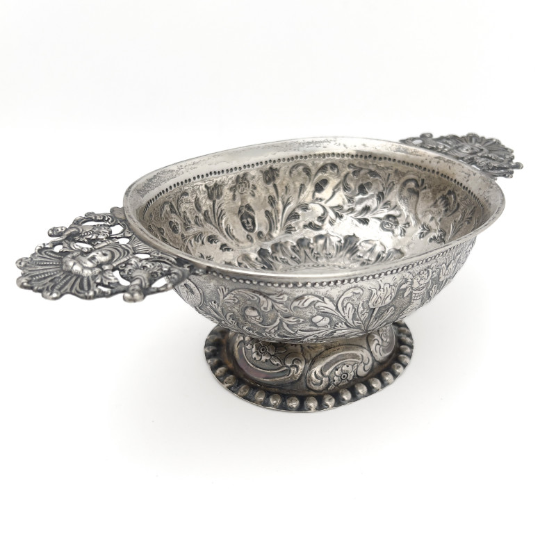 Antique Dutch Silver Brandy Bowl