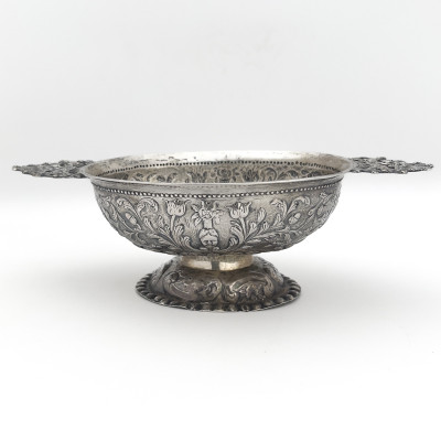 Antique Dutch Silver Brandy Bowl