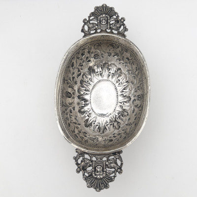 Antique Dutch Silver Brandy Bowl