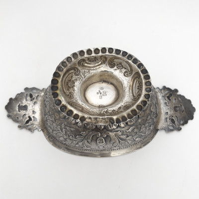 Antique Dutch Silver Brandy Bowl