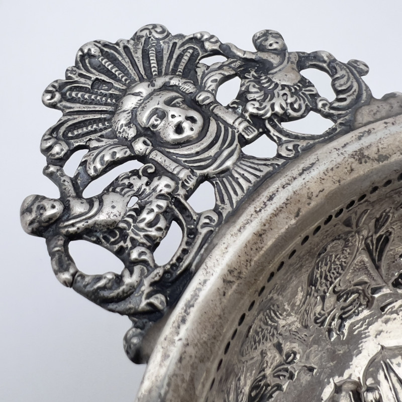 Antique Dutch Silver Brandy Bowl