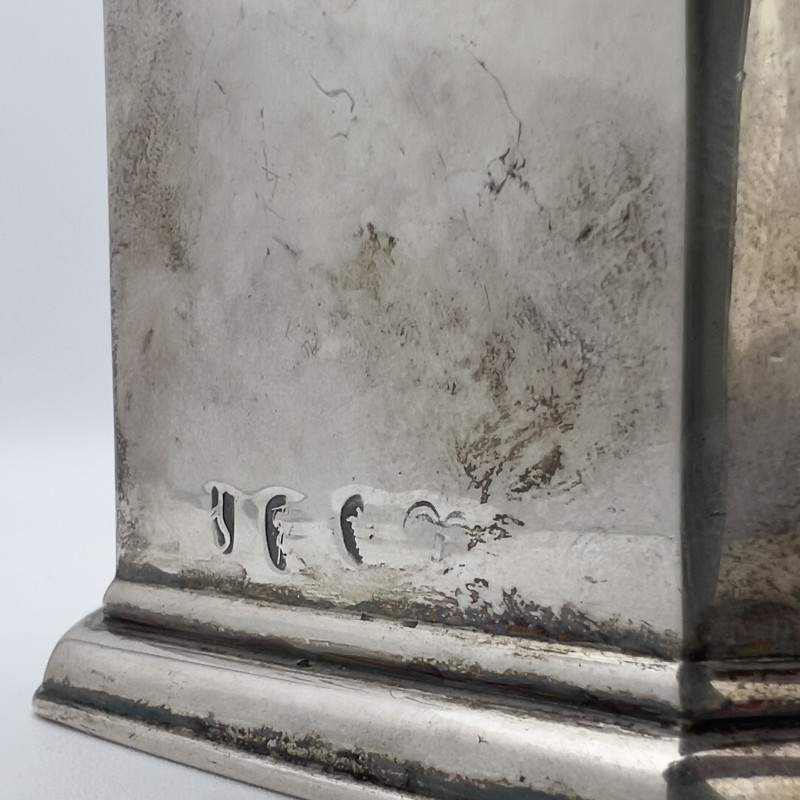 mark of John Farnell - George I Silver Tea Caddy