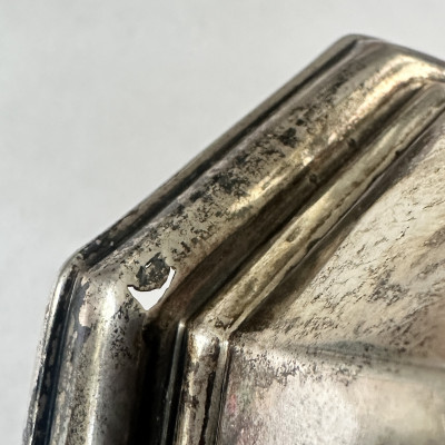 mark of John Farnell - George I Silver Tea Caddy