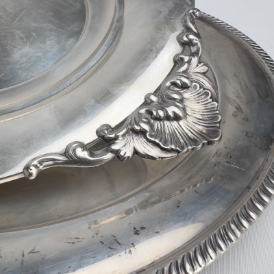 Two Silver Underplates