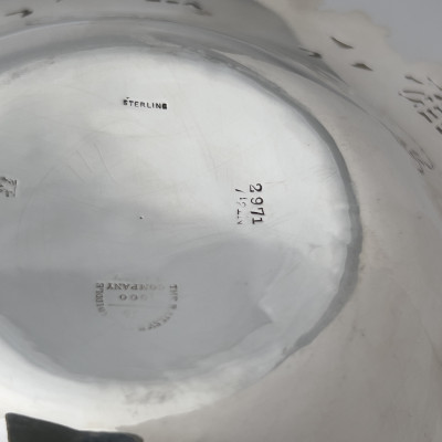 Silver Tray and Silver Bowl