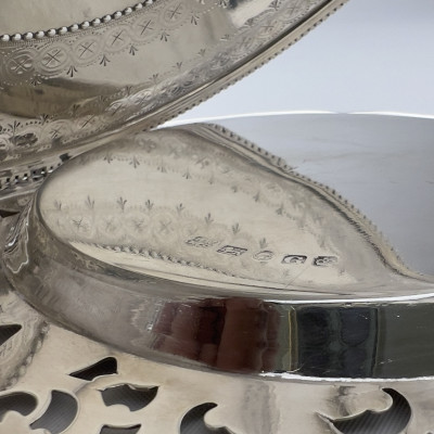 Two Silver Underplates