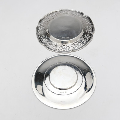 Two Silver Underplates