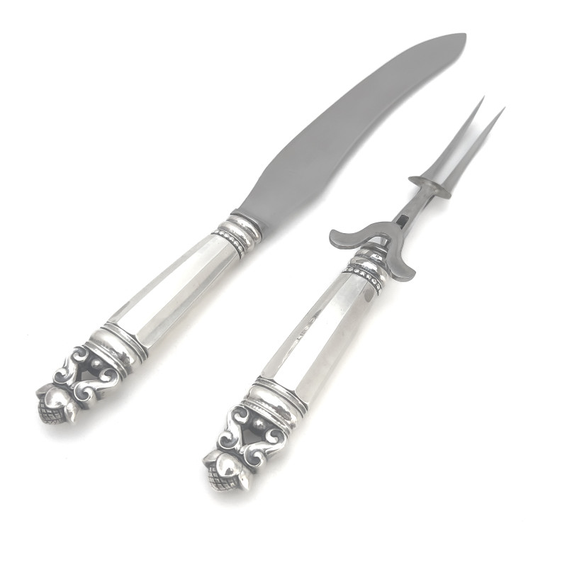 Georg Jensen - Acorn Carving Set
