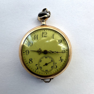 Longines - Gold Edwardian Pendant Necklace Watch