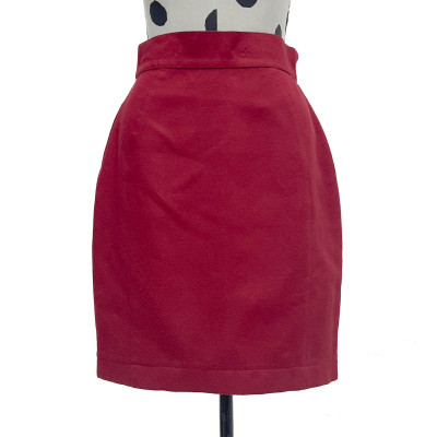 Thierry Mugler - Red Wool Skirt Suit