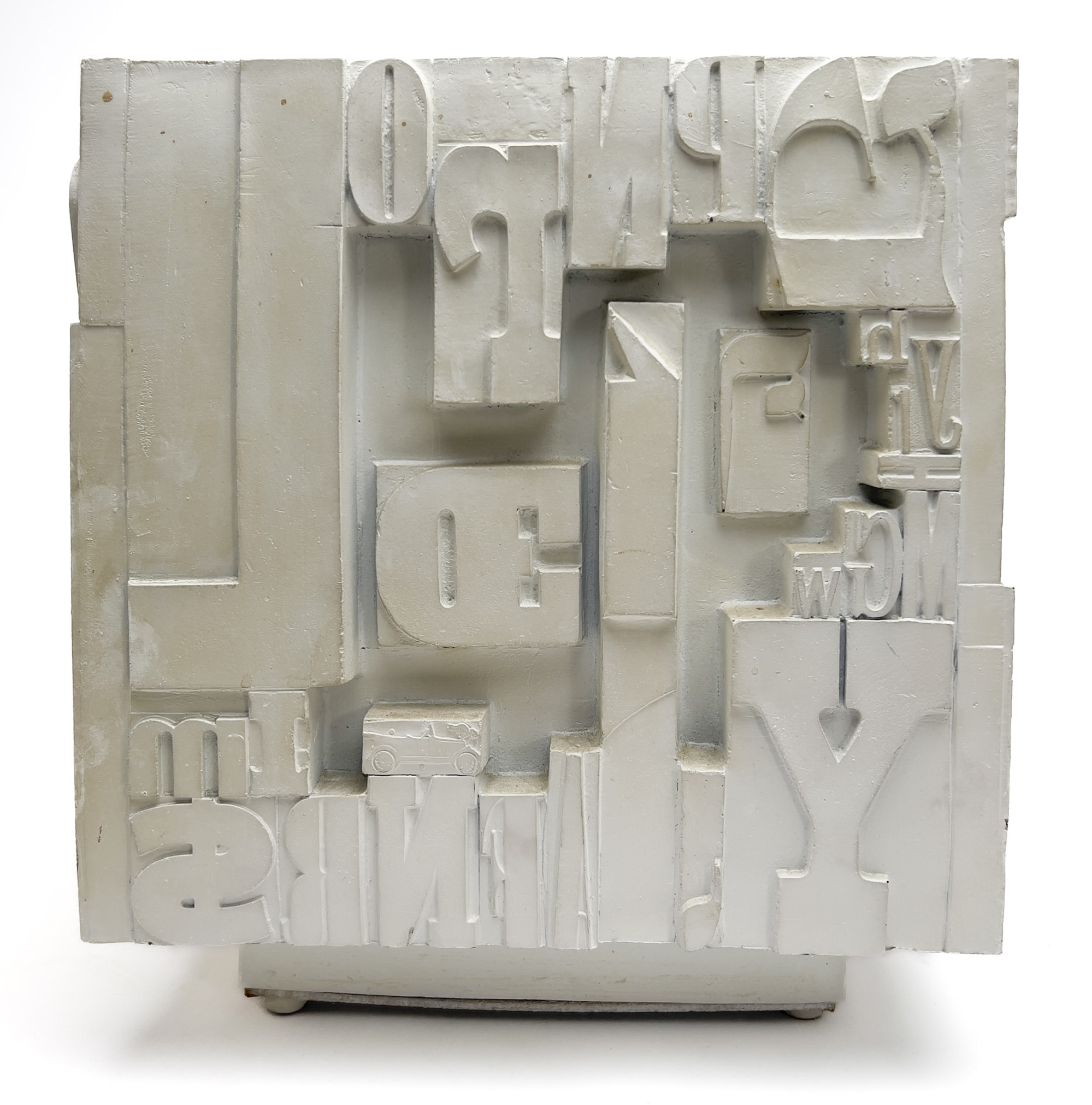 Sheldon Rose (manner of) - Typeset Cube Stool - Capsule Auctions