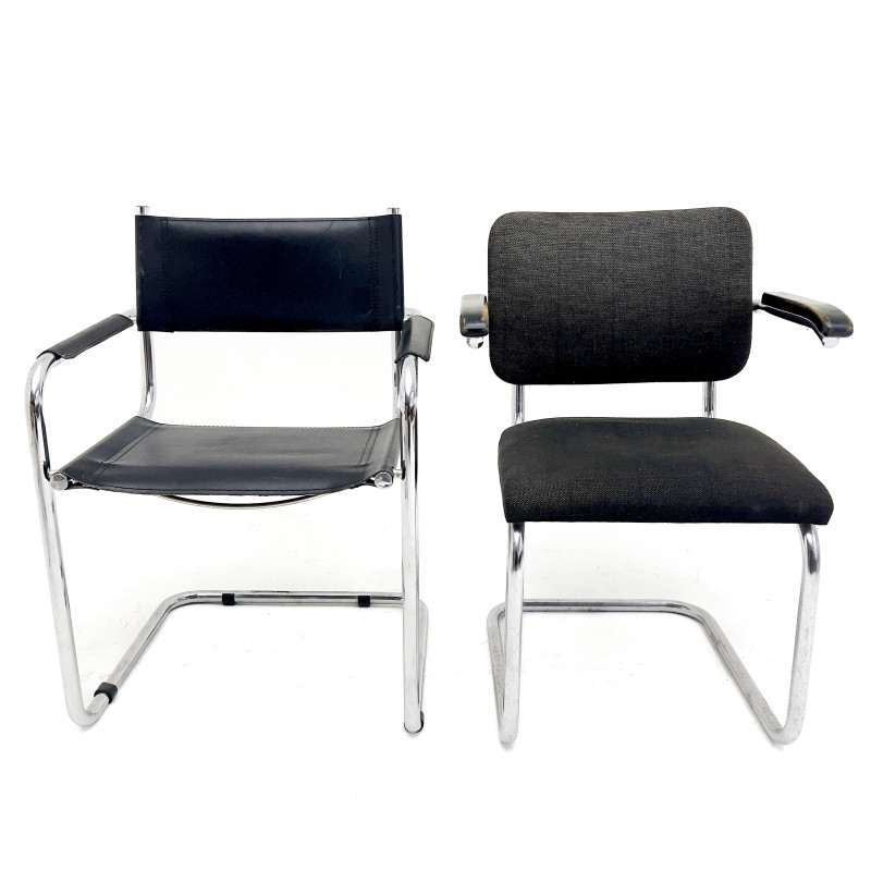 Mart Stam &amp; Marcel Breuer Style Chairs, Group of 4