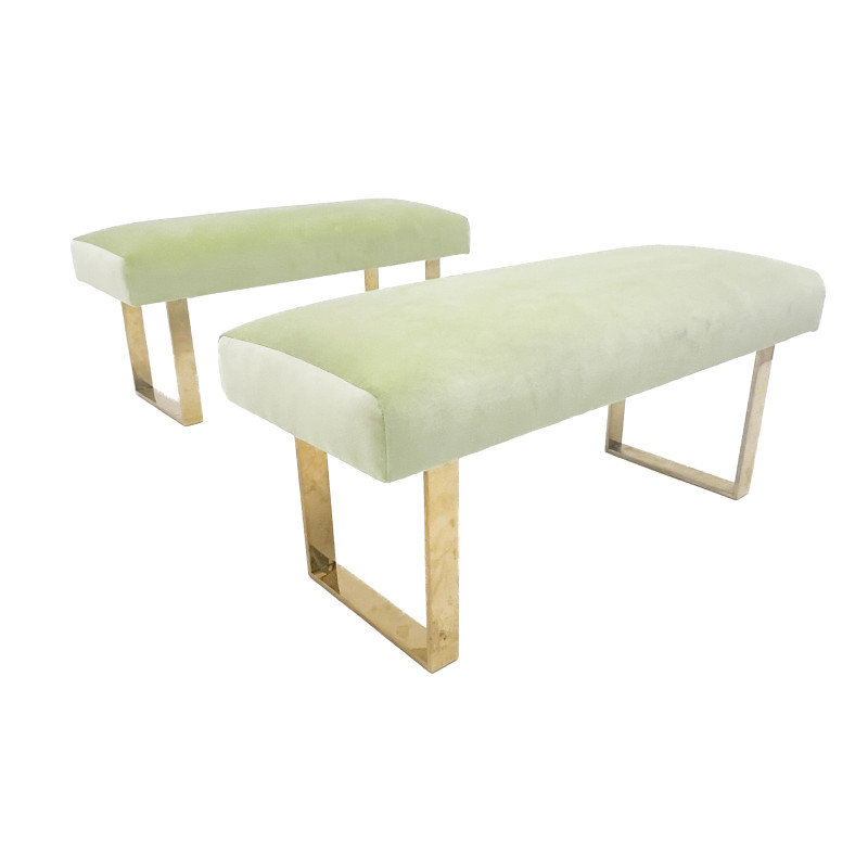 Pair of Modern Upholstered Benches