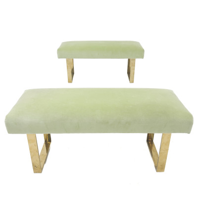 Pair of Modern Upholstered Benches