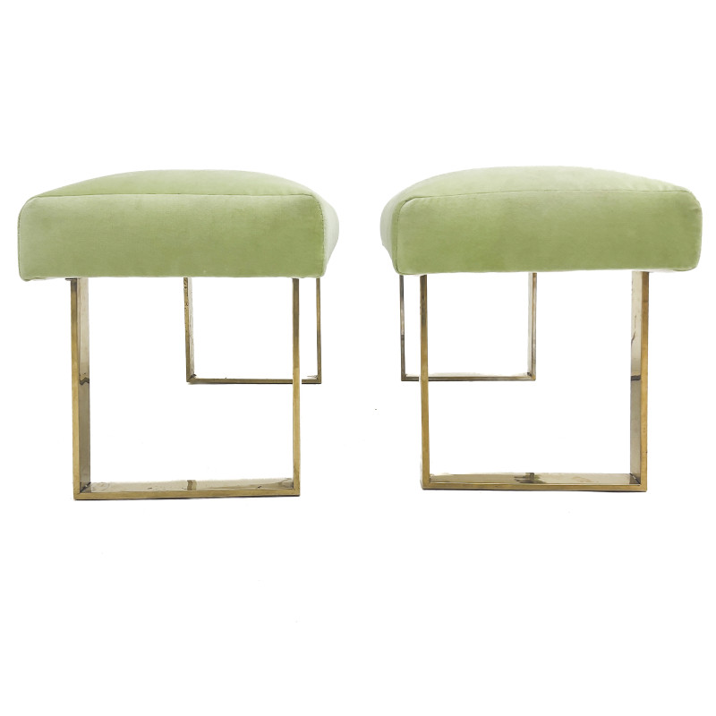 Pair of Modern Upholstered Benches