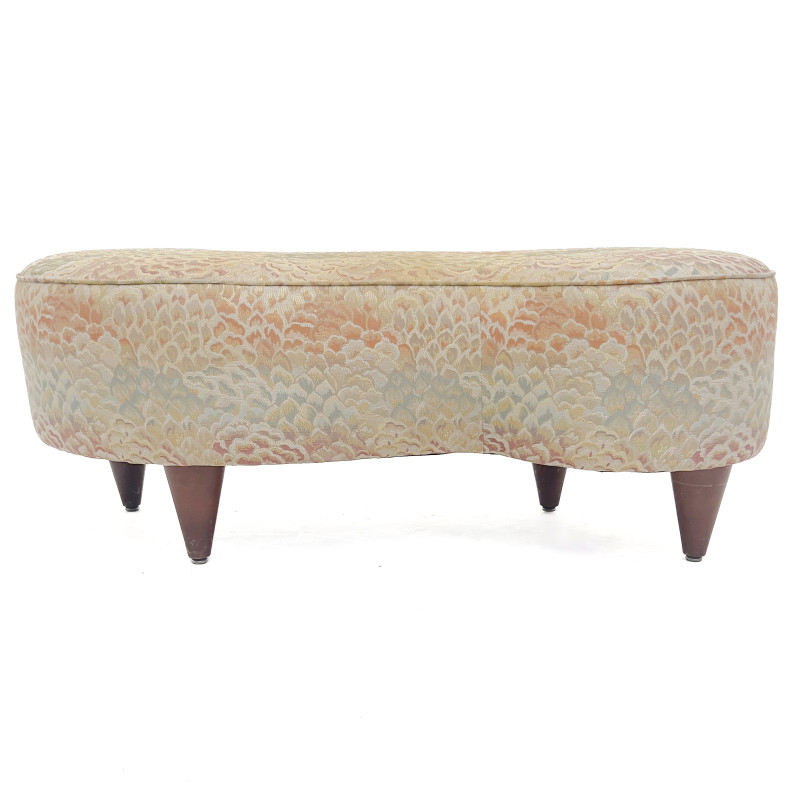 Kagan-Style Kidney-Form Ottoman