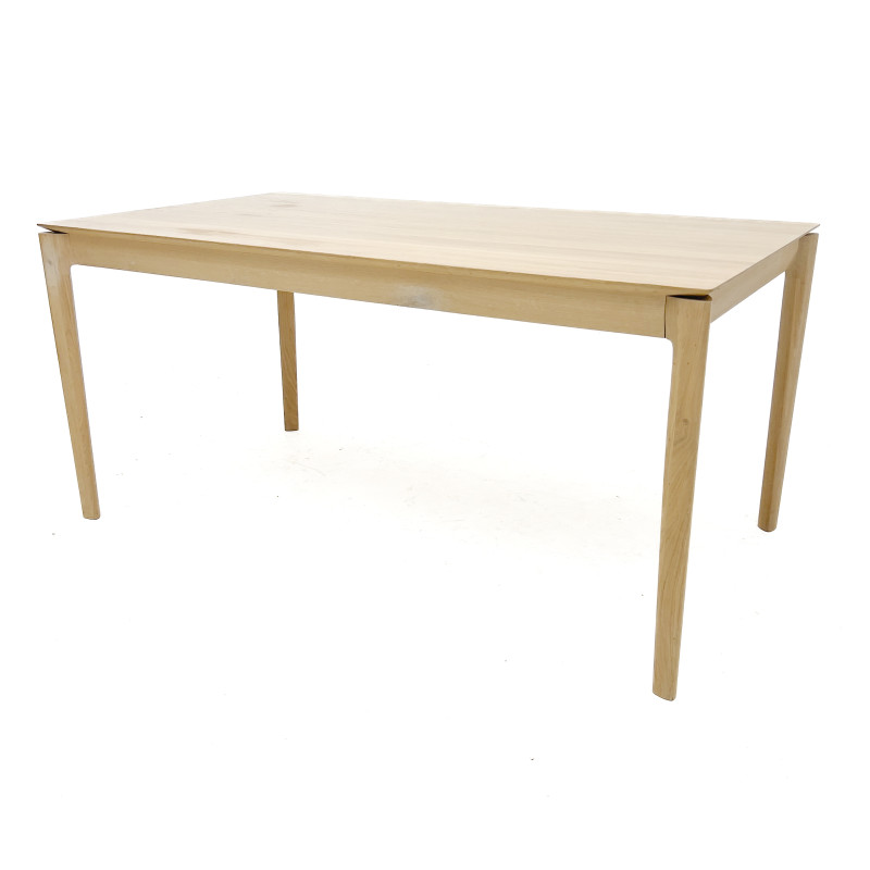 Contemporary Modernist Oak Extendable Dining Table