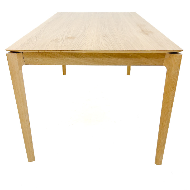 Contemporary Modernist Oak Extendable Dining Table