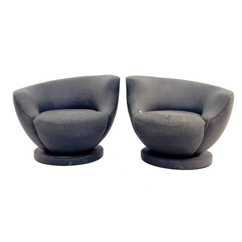 Vladimir Kagan - Pair of Nautilus Lounges for Directional