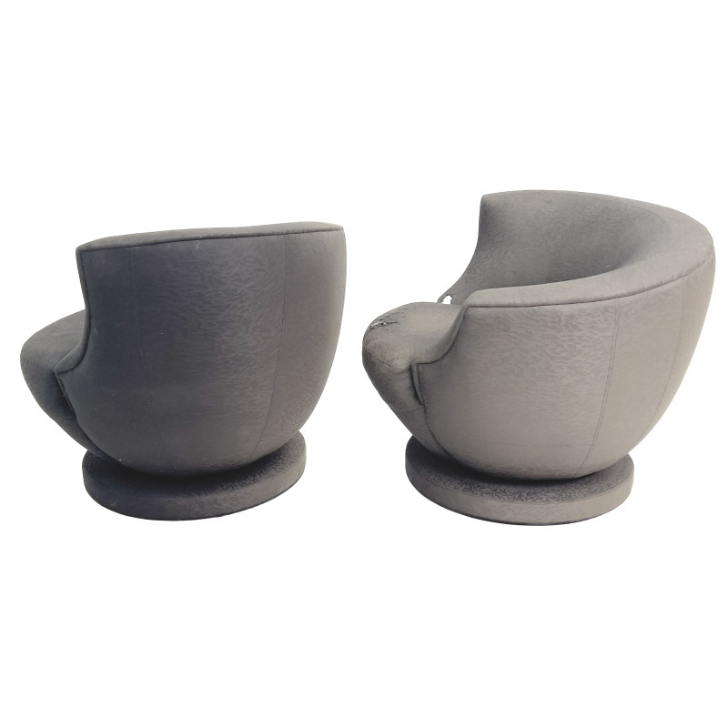 Vladimir Kagan - Pair of Nautilus Lounges for Directional