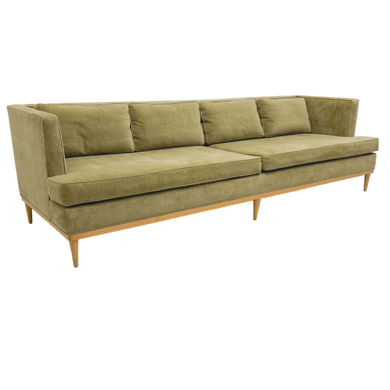Bruno Mathsson - A Mid-Century Modern Velvet Upholstered Sofa