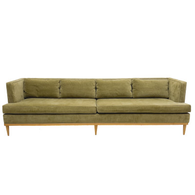 Bruno Mathsson - A Mid-Century Modern Velvet Upholstered Sofa