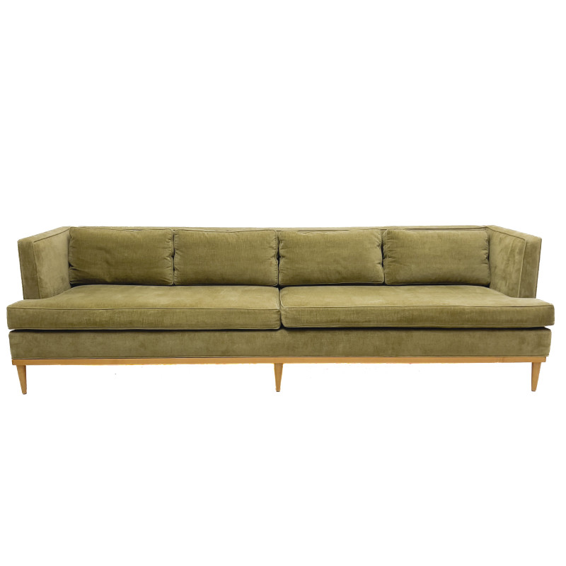 Bruno Mathsson - A Mid-Century Modern Velvet Upholstered Sofa