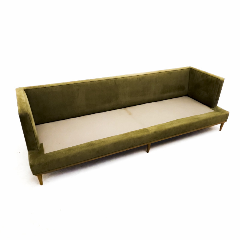 Bruno Mathsson - A Mid-Century Modern Velvet Upholstered Sofa