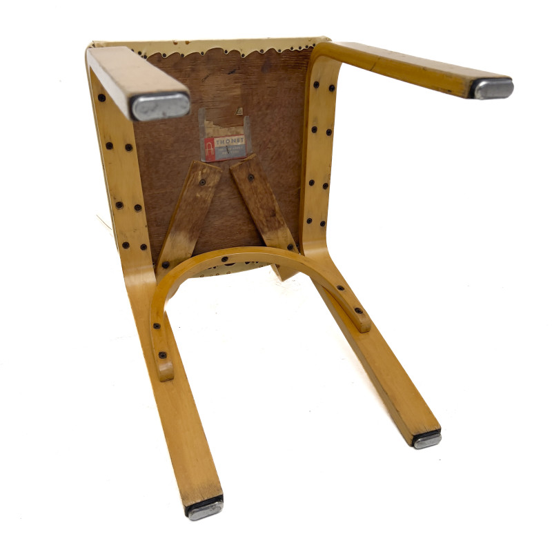 Thonet - A Suite of Four Mid-Century Modern Bentwood Dining Chairs